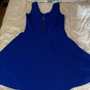 Simple blue dress